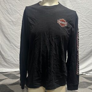 Harley-Davidson Men's Black Long Sleeve Tee